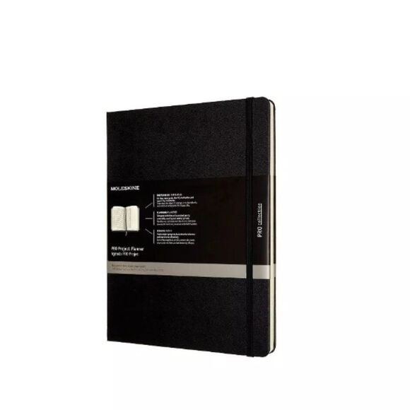 NWT Moleskine Undated Pro Project Planner 7.5 x 10 XL Agenda Calendar Notebook - Picture 1 of 6
